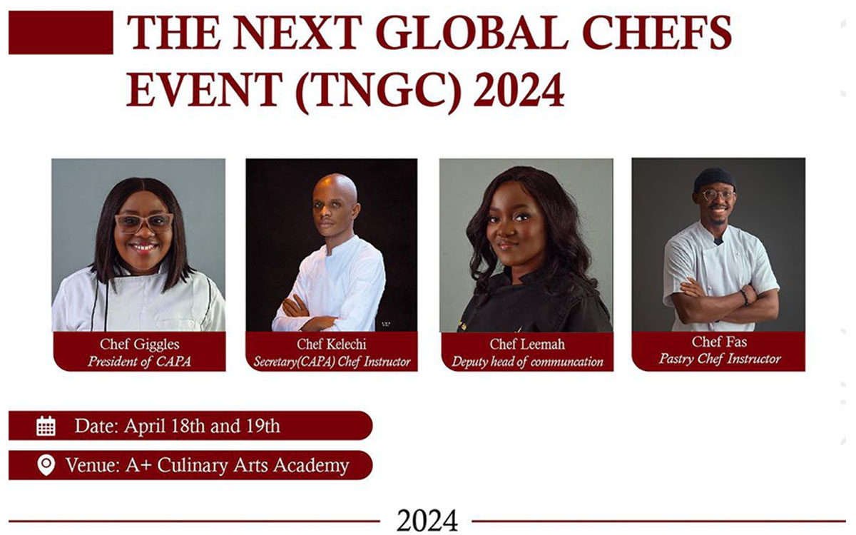 CAPA NEXT GLOBAL CHEFS EVENT (TNGC) 2024